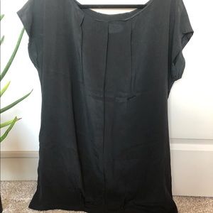 Slow and steady wins the race silky black shirt dress
